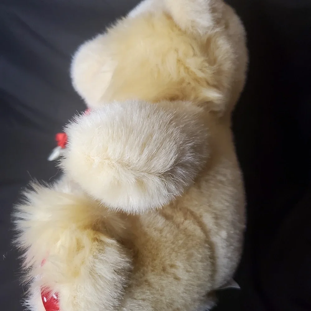 WalMart Valentine's Day Plush Stuffed Animal Beige 8